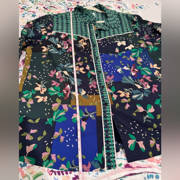 Cabi Bronco Patchwork Western Blouse - Picture 8 of 9